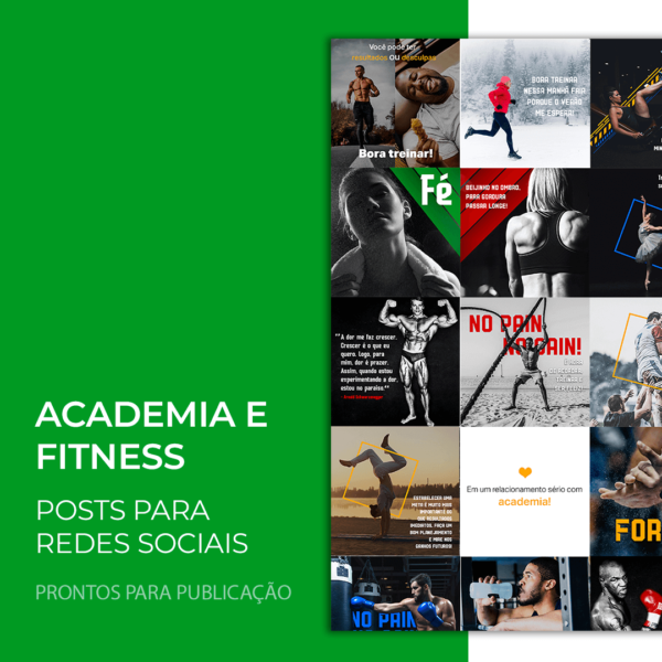 Posts para Redes Sociais – Universo Fitness